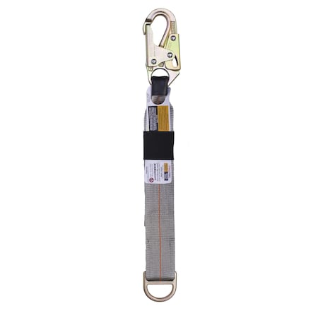 Super Anchor Safety Extender Web Lanyard A-End Snaphook B-End Small D-Ring. 6002-S